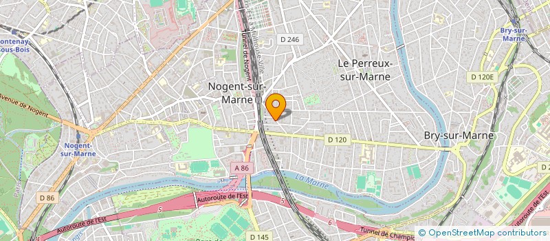 localisation de l'entreprise SCI TONNELLES LIBERTE  LE PERREUX-SUR-MARNE