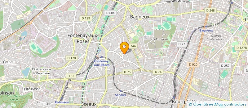 localisation de l'entreprise SCI TONNERRE 2012 à FONTENAY-AUX-ROSES