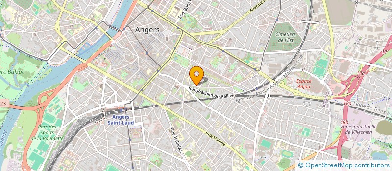 localisation de l'entreprise SCI TONNERRE DE BREST à ANGERS