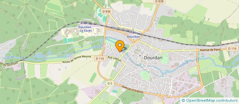 localisation de l'entreprise SCI TONTINE  DOURDAN