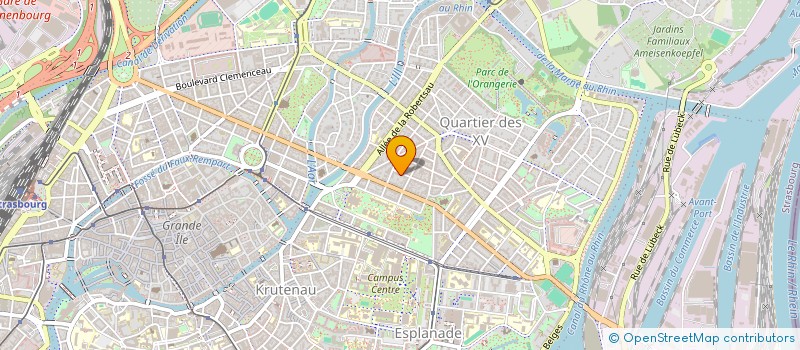 localisation de l'entreprise SCI TONY  STRASBOURG