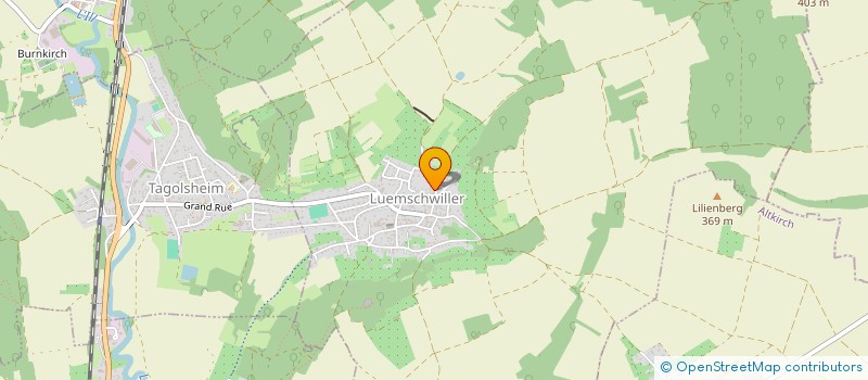 localisation de l'entreprise SCI TONY  ZILLISHEIM