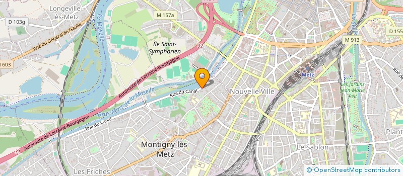 localisation de l'entreprise SCI TONY 57 à MONTIGNY-LES-METZ