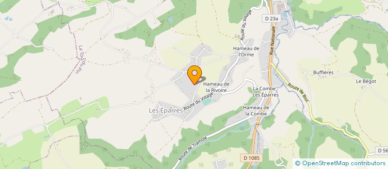 localisation de l'entreprise SCI TONY  LES EPARRES