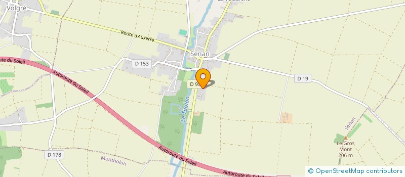 localisation de l'entreprise SCI TONY  SENAN