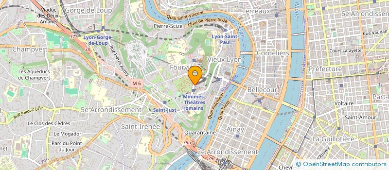 localisation de l'entreprise SCI TONY GARNIER CARACCI  LYON