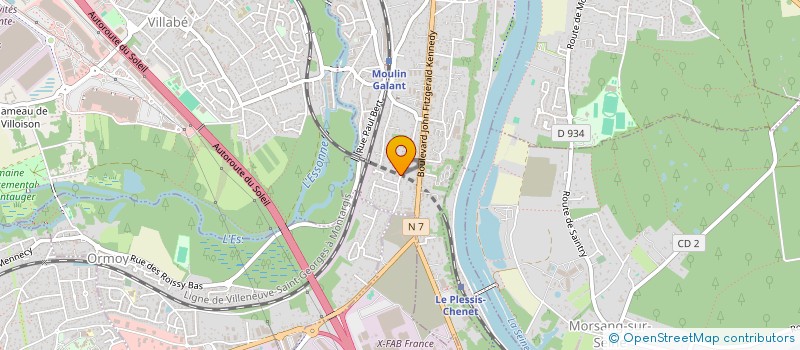 localisation de l'entreprise SCI TONYANNE69 à CORBEIL-ESSONNES