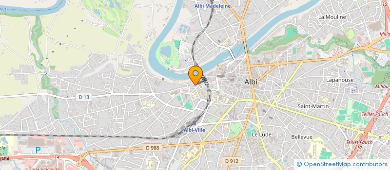 localisation de l'entreprise SCI TONYFRED à ALBI