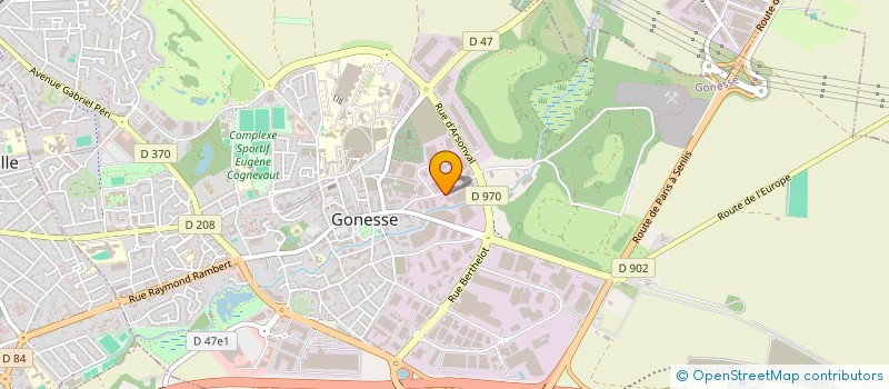 localisation de l'entreprise SCI TONYUE  GONESSE