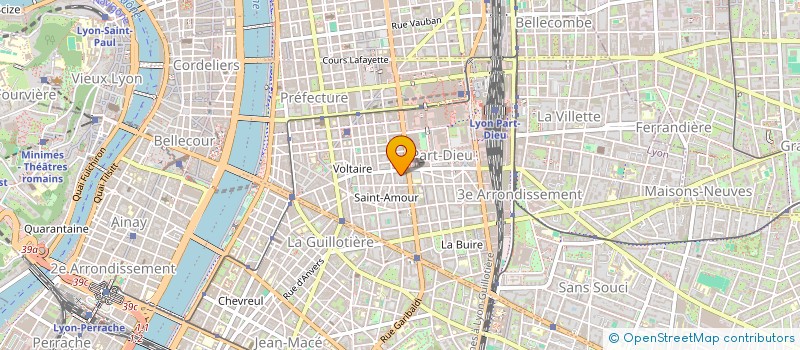 localisation de l'entreprise SCI TOO-NAOS  LYON