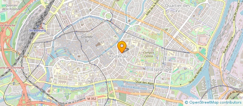 localisation de l'entreprise SCI TOONS  STRASBOURG