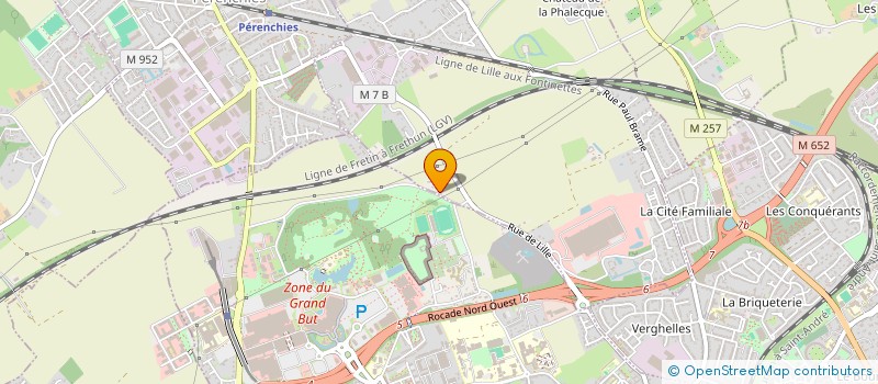 localisation de l'entreprise SCI TOP  LOMPRET