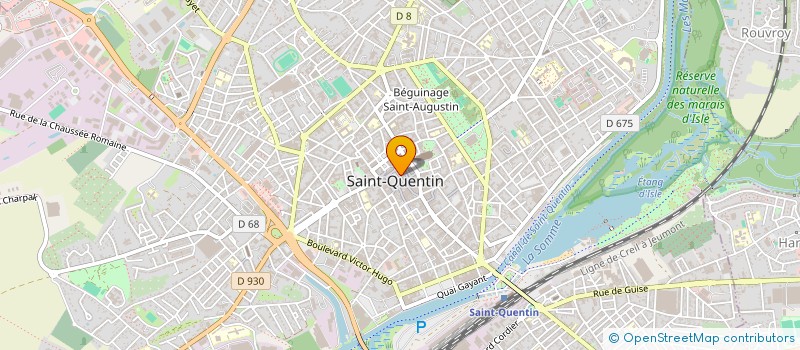 localisation de l'entreprise SCI TOP DEHON à SAINT-QUENTIN