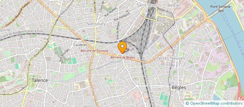 localisation de l'entreprise SCI TOP HAT III  BORDEAUX