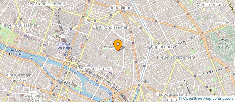 localisation de l'entreprise SCI TOP INVESTISSEMENTS  PARIS