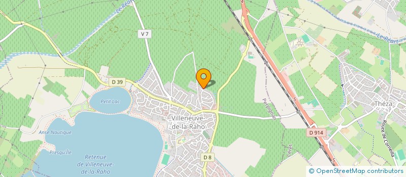 localisation de l'entreprise SCI TOP LILLE 1  VILLENEUVE-DE-LA-RAHO