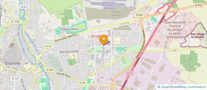 localisation de l'entreprise SCI TOPAK à CHARTRES