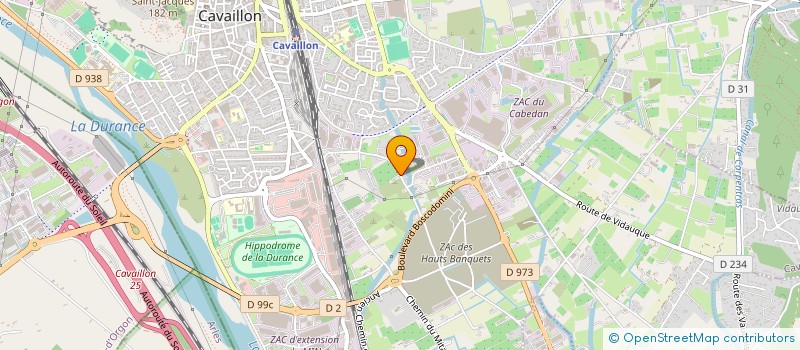 localisation de l'entreprise SCI TOPAZE  CAVAILLON