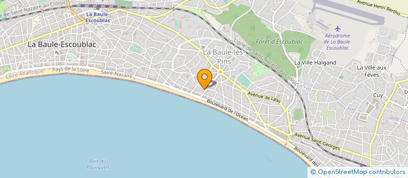 localisation de l'entreprise SCI TOPAZE à LA BAULE-ESCOUBLAC