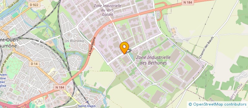 localisation de l'entreprise SCI TOPAZE à SAINT-OUEN-L'AUMONE