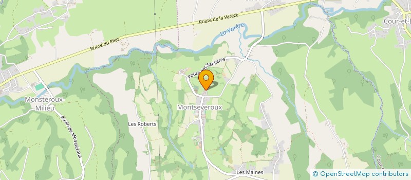 localisation de l'entreprise SCI TOPAZE  MONTSEVEROUX