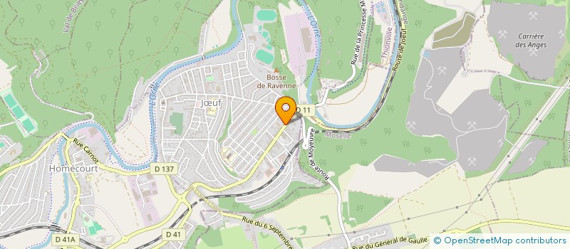 localisation de l'entreprise SCI TOPAZE  JUF