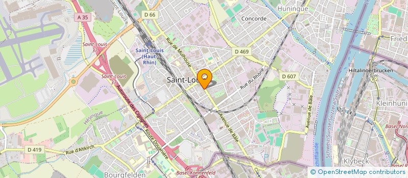 localisation de l'entreprise SCI TOPAZE  SAINT-LOUIS