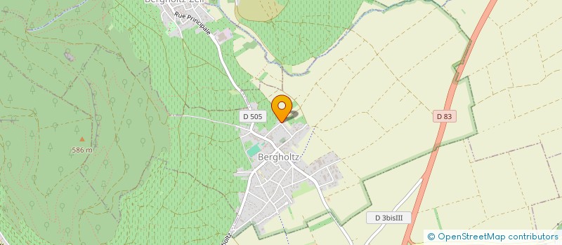 localisation de l'entreprise SCI TOPAZE  BERGHOLTZ