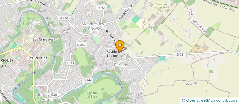 localisation de l'entreprise SCI TOPAZE  PERIGNY