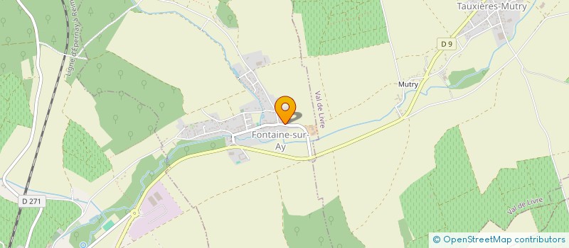 localisation de l'entreprise SCI TOPAZE  FONTAINE-SUR-AY