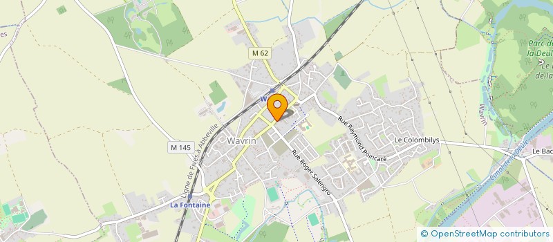 localisation de l'entreprise SCI TOPAZE  WAVRIN