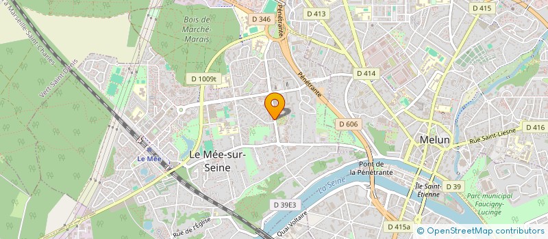 localisation de l'entreprise SCI TOPAZE ALICE  LE MEE-SUR-SEINE