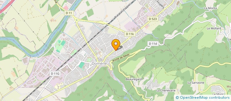 localisation de l'entreprise SCI TOPE  DOMENE