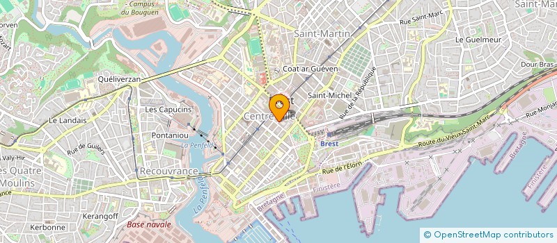 localisation de l'entreprise SCI TOPHE  BREST