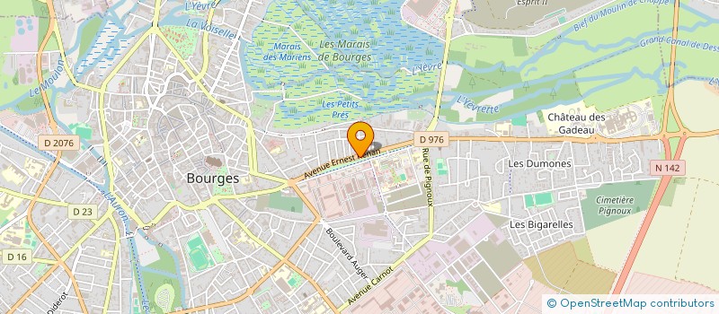 localisation de l'entreprise SCI TOPI  BOURGES