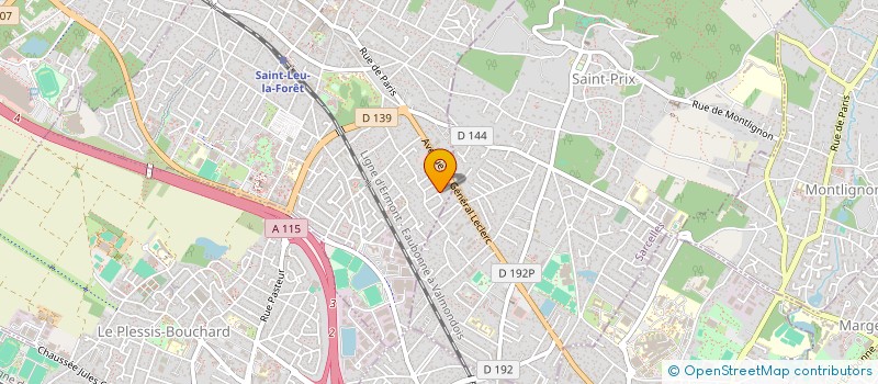 localisation de l'entreprise SCI TOPIA  SAINT-LEU-LA-FORET