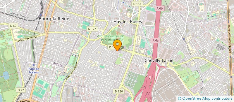 localisation de l'entreprise SCI TOPINOU  L'HAY-LES-ROSES