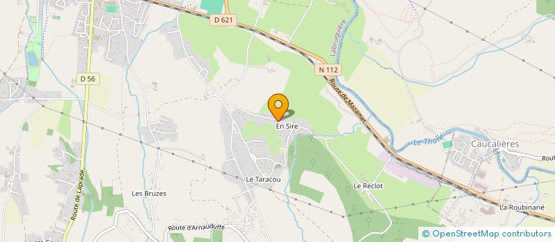 localisation de l'entreprise SCI TOPLA  LABRUGUIERE