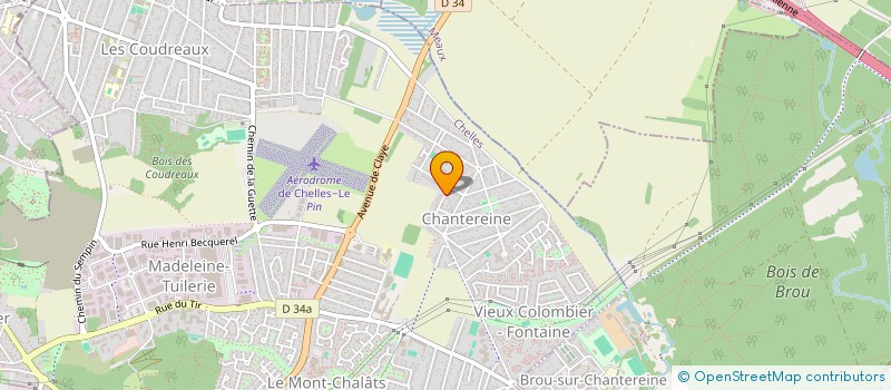 localisation de l'entreprise SCI TOPRAK  CHELLES