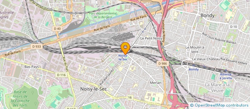 localisation de l'entreprise SCI TOPSY à NOISY-LE-SEC
