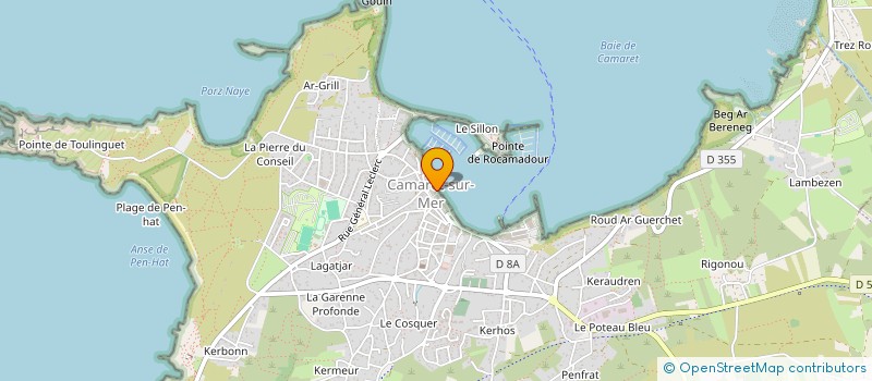 localisation de l'entreprise SCI TORA  CAMARET-SUR-MER