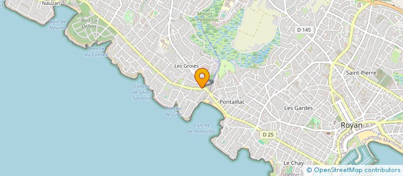 localisation de l'entreprise SCI TORADE  VAUX-SUR-MER