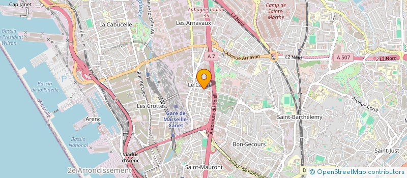 localisation de l'entreprise SCI TORAJA à MARSEILLE