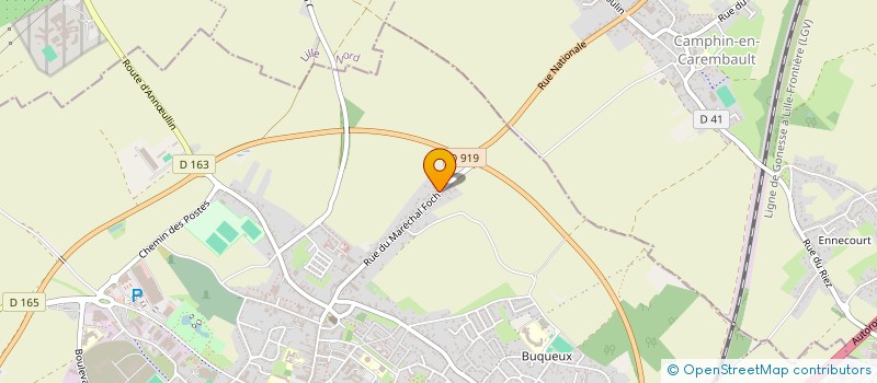 localisation de l'entreprise SCI TORAUNADI  CARVIN