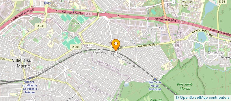 localisation de l'entreprise SCI TORCATO INVESTISSEMENTS à NOISY-LE-GRAND