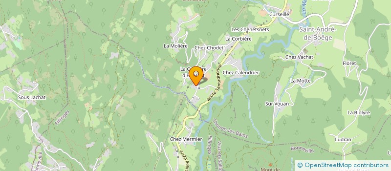 localisation de l'entreprise SCI TORCHEBISE  HABERE-LULLIN