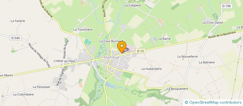 localisation de l'entreprise SCI TORCHIO INVESTISSEMENTS  HAMBYE