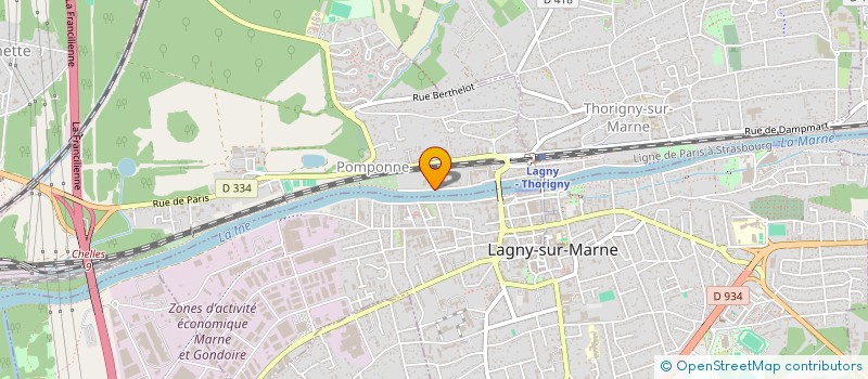 localisation de l'entreprise SCI TORCY IMMO à POMPONNE