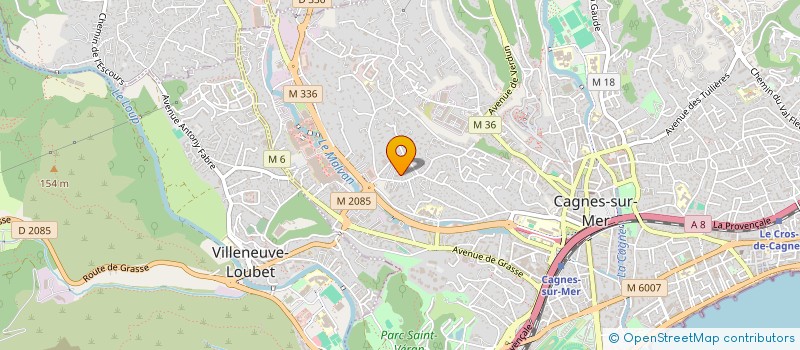 localisation de l'entreprise SCI TOREIKIMMO à CAGNES-SUR-MER