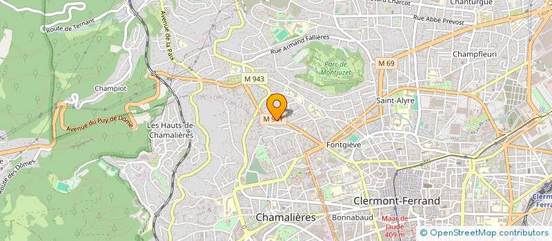 localisation de l'entreprise SCI TOREILTAGE  CLERMONT-FERRAND